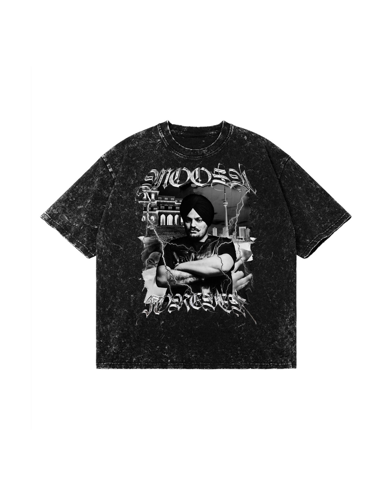 MOOSA FOREVER SNOW WASHED OVERSIZED T-SHIRT